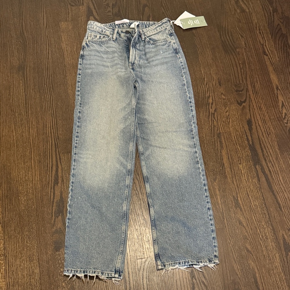 H&M Light Blue Straight Leg Jeans